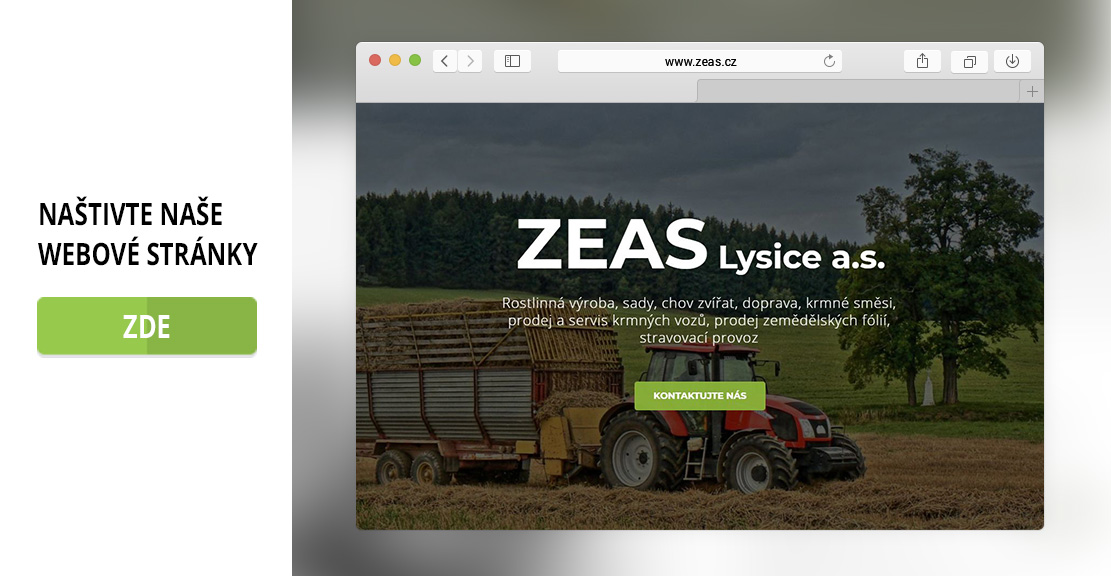 Webové stránky o zemědělství